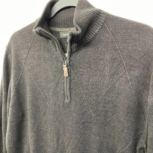 Tricots St Raphael 1/4 Zip Sweater Mens Size M - Picture 3 of 8